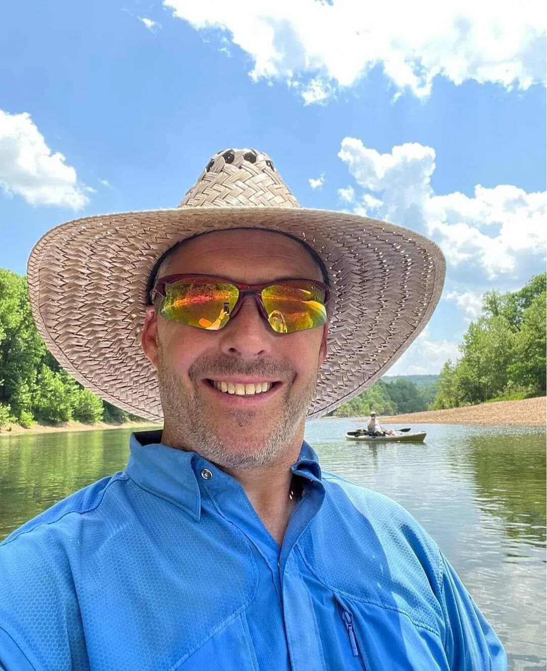 Marcus from Floating the Ozarks on the river